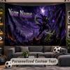 World of Warcraft Personalized Tapestry Support Custom Name, Wall Art Home Decoration