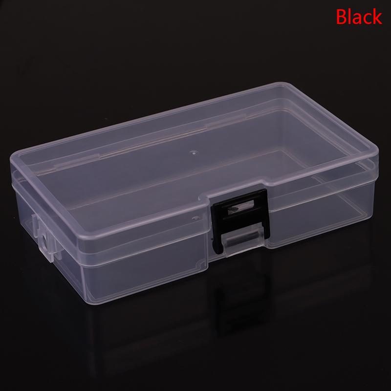 Clear Plastic Storage Box Jewelry Tool Craft Container Beads Organizer Container