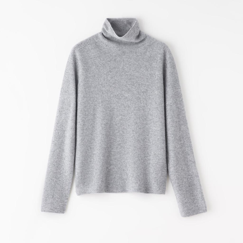 LF25009 First-line Seamless Wool High Neck Slim-Fit Knit Sweater