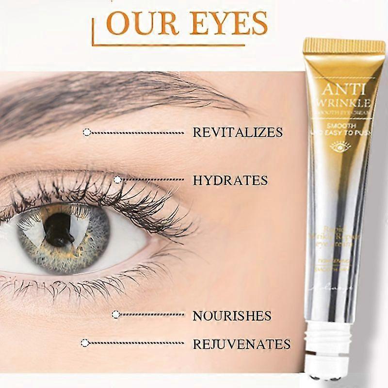 Eye Cream, Anti-Aging Eye Cream for Dark Circles, Moisturising Anti Wrinkles Eye Cream with Hyaluronic and Caffeine, Rapid Wrinkle Repair Under Eye Cr
