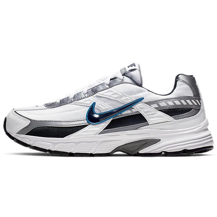 Nike Initiator Metallic Cool Grey Herresneakers Hvit Obsidian 394055-101