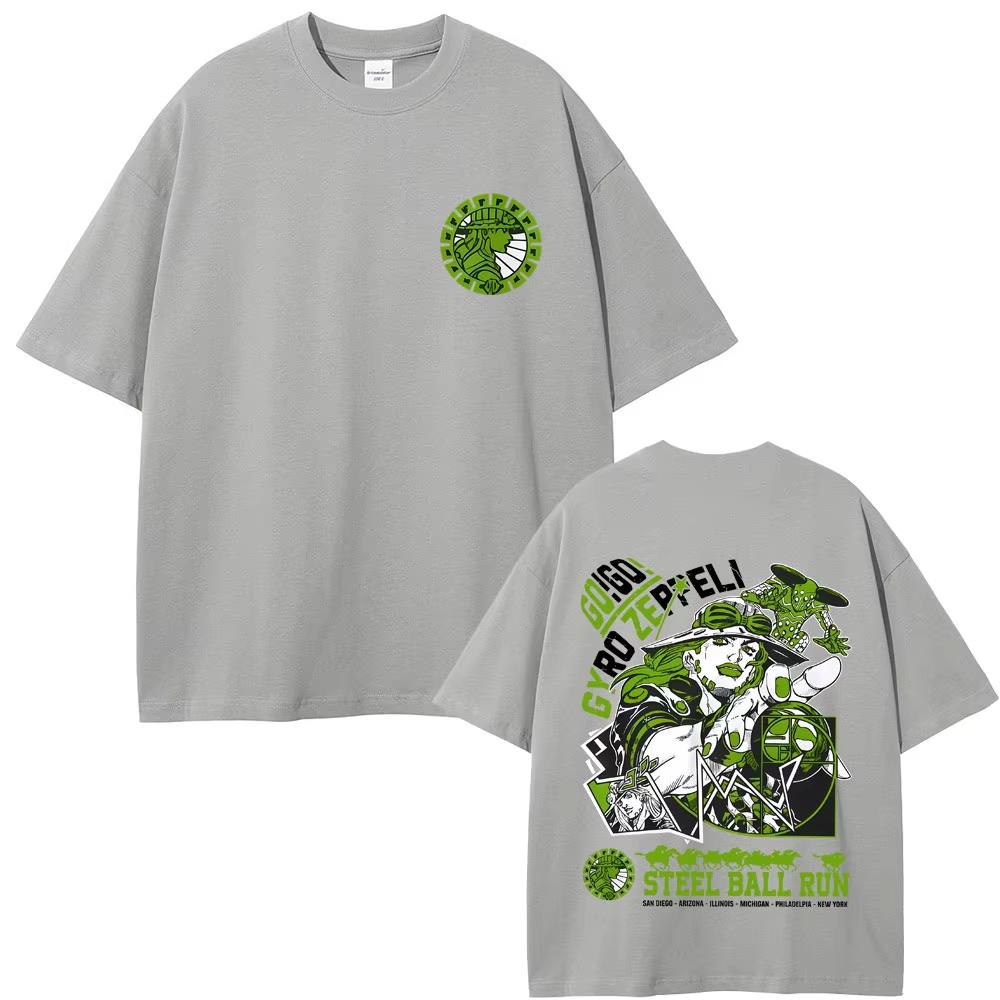 2026 New Tshirt with the patterns of Kyo Shurun and Kyo Shoutarou from the anime JOJOs Bizarre Adventure