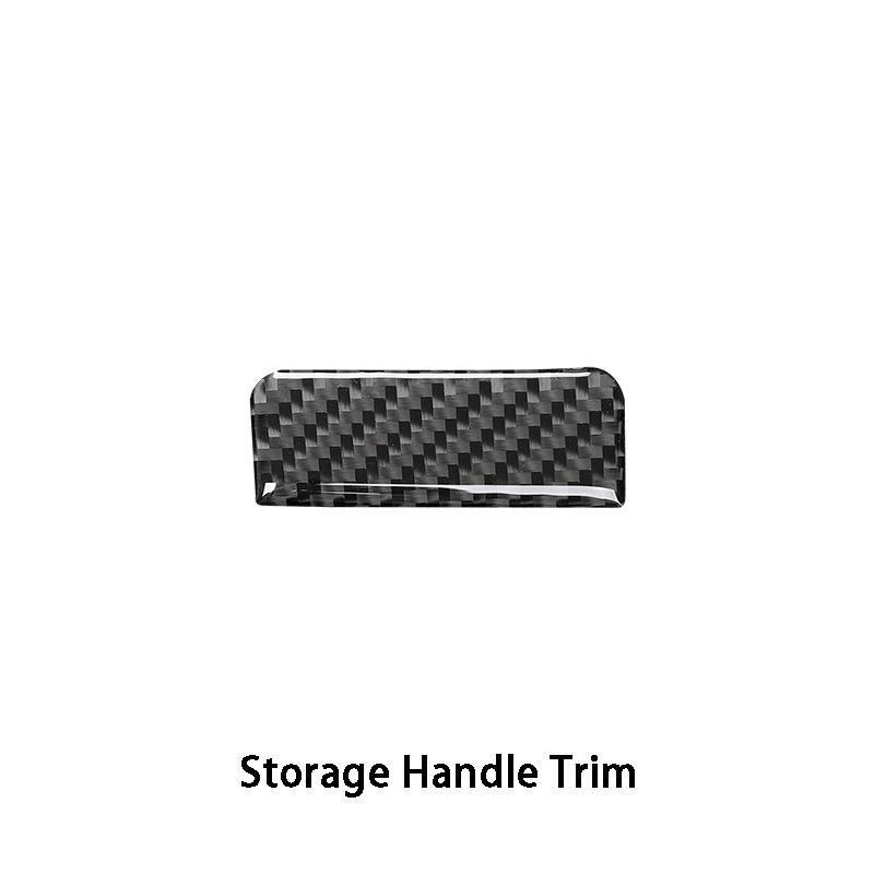 Carbon Fiber Interior Sticker Center Console Steering Wheel Inner Door Handle Car Accessories For Toyota 8th Generation