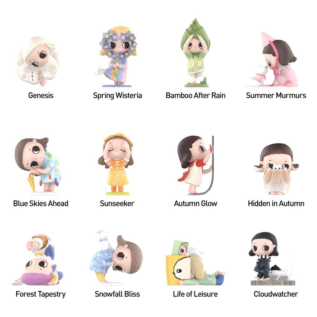 POP MART Nyota I Am the Seasons Series Pop Mart Gachapon Blind Box Figure Plastic Model Premium Toy PVC Soft Vinyl Original Character Birthday Gift