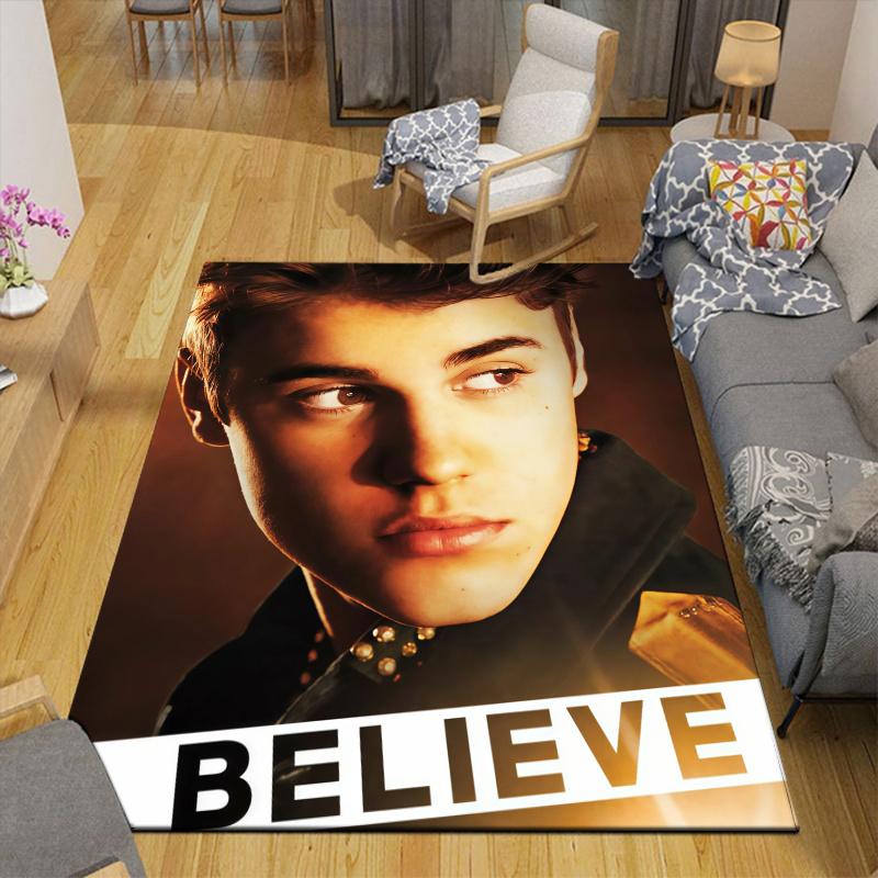 Bieber Home Sofa Decoration for Living Room & Bedroom, Non‑Slip Play Flannel Floor Mat for Game Room