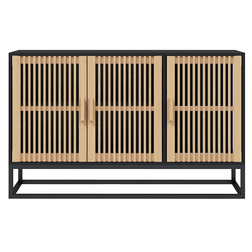 Sideboard Black 105 X 30 X 65 Cm Particleboard