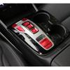 For Hyundai Tucson Control Multimedia Button 22-2023 Sticker Trim Red Aluminum