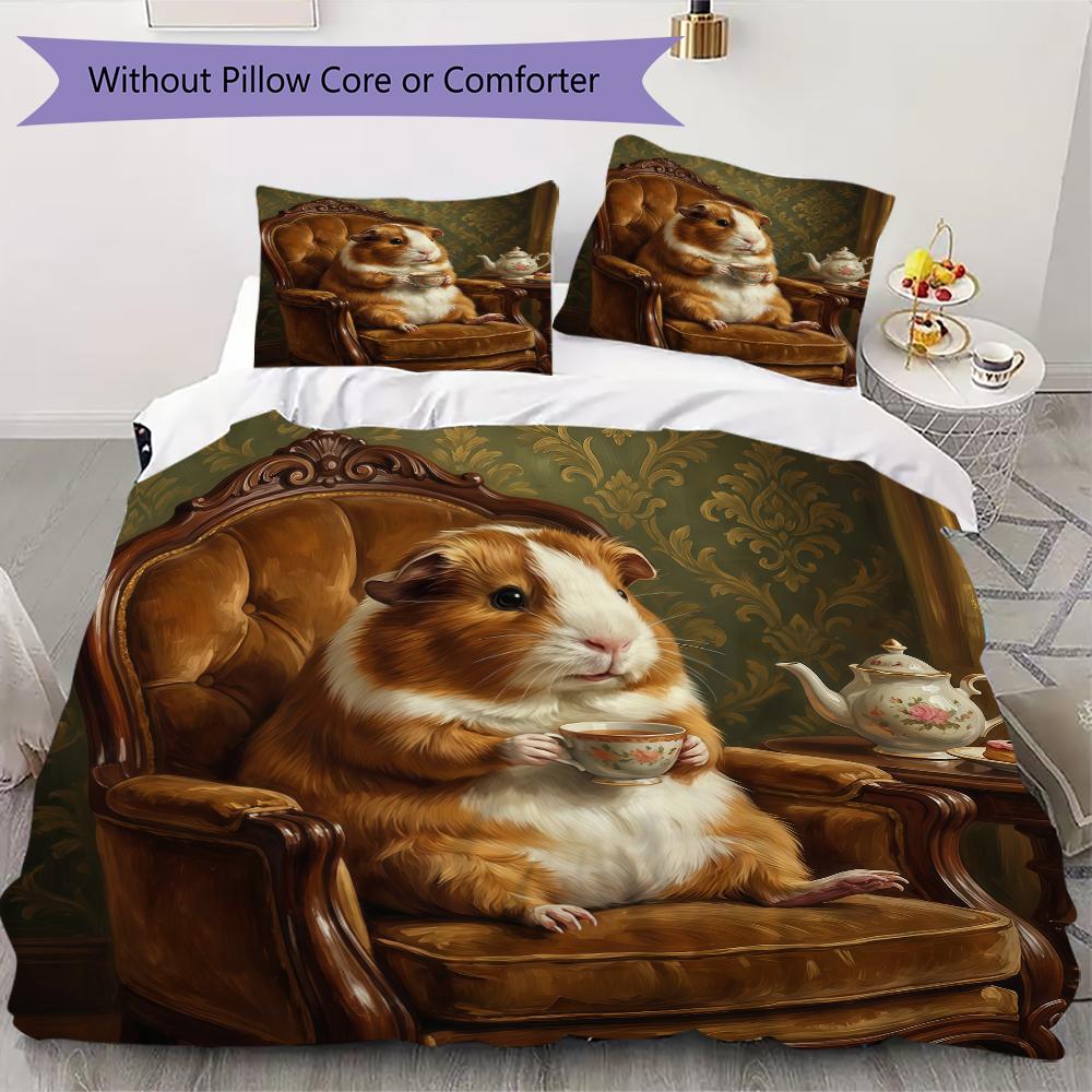 Vintage Guinea Pig Pattern Bedding uilt