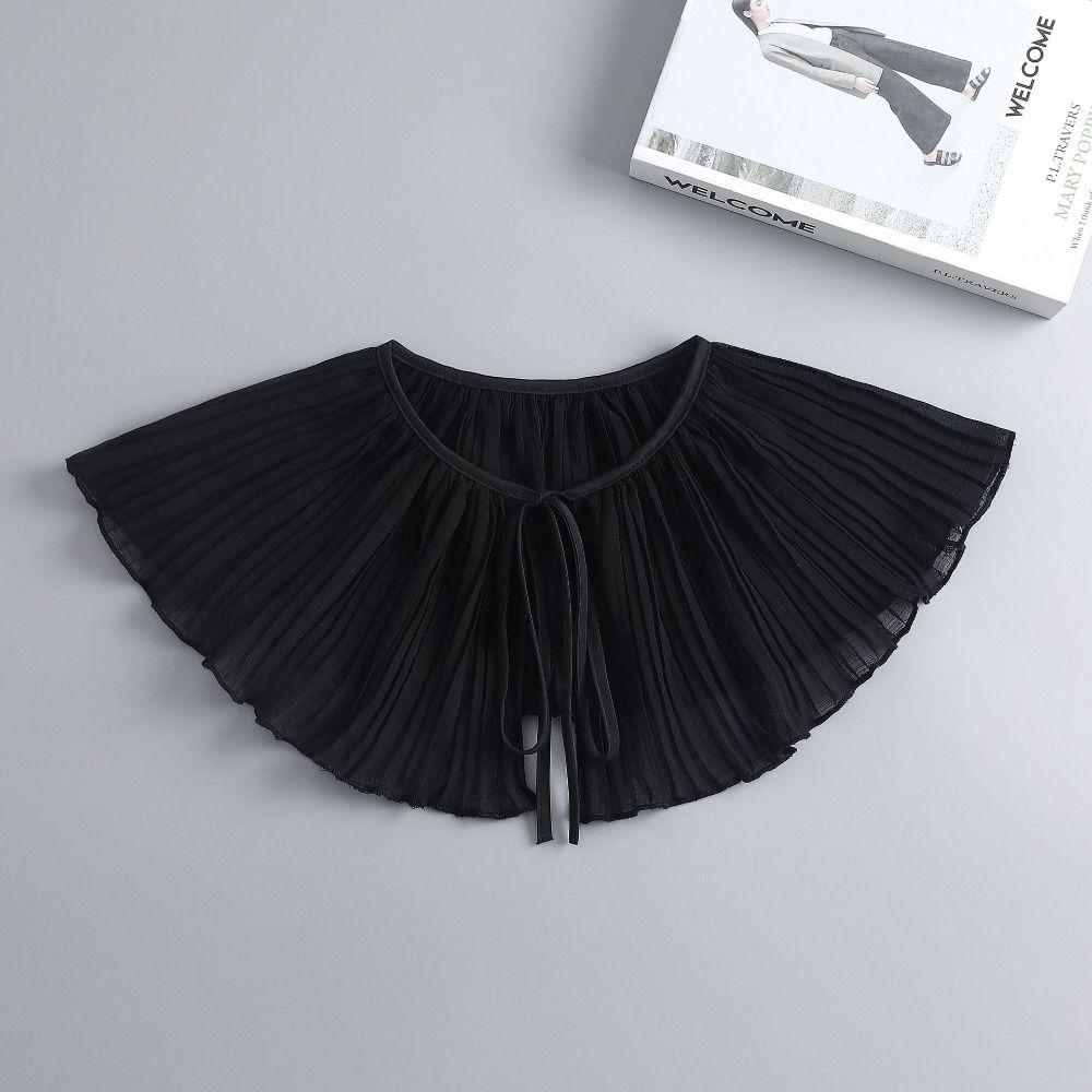 Women Lapel Fake Collar Vintage Top Neckwear Ties 2024 Shirt Collar