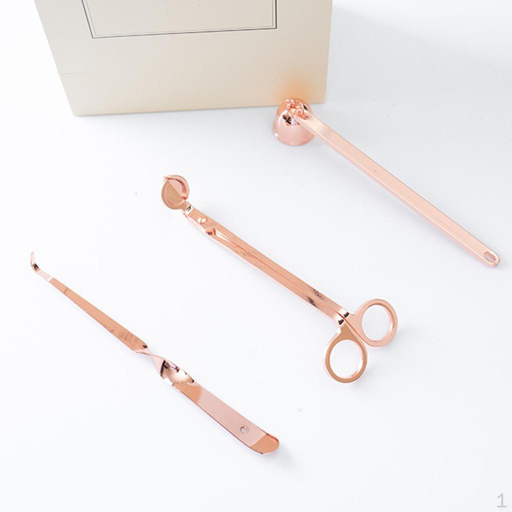 

Набор аксессуаров для свечей, фитиль, ковш, резак для свадьбы Rose Gold