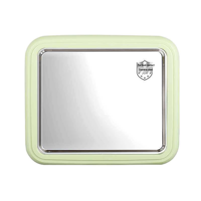 Stainless Steel Non-Electric Ice Pan for Homemade Fruit Ice Cream and Yogurt