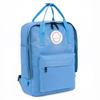 Er Wei Man Letter Print Canvas Leather Backpack Camping Schoolbag Bag Travel