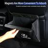 FIQK8 Car Seatback Trash Can Magnetic Waste Bag Garbage Pouch Accessories For Lexus UX250h RX450h CT200h RX400h NX300h RX350 RX300