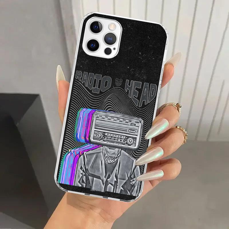 Bnad R-Radiohead Phone Case for Iphone 17 Air 16 15 Plus 14 13 Mini 12 11 Pro Max 16E 7 8 SE 2020 Soft Funda Print Shell 17 Air
