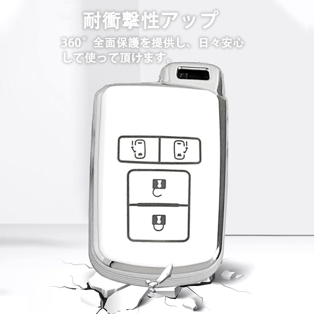 Toyota TOYOTA Exclusive Key Case Key Cover Genuine Leather Key Holder Noah 80 Series Voxy 80 Series Esquire 80 Alphard 30 Series Vellfire 30 Series