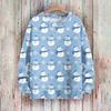 Christmas Sweatshirts For Women Knit Sweater Cute Shirt Fall Crewneck Pullover Tops