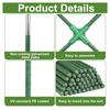 Friendly Durable Plastic Coated Steel Garden Trellis With Net And Ties A Frame Design For Heavy Duty 47x63 Inch