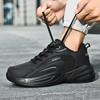 Casual Sneakers Men Anti-slip Breathable Outdoor Sports Shoes Men Lace-up Soft Thick-soled Mesh Durable Running Shoes Men