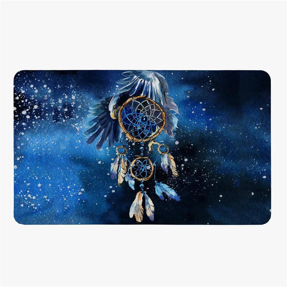 

Ковер с принтом «Ловец снов» для дома, гостиной, спальни, кухни, нескользящий фланелевый ковер, напольный коврик, пригодный для машинной стирки 40X60cm-16x24in