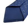 HERMES H pattern silk tie Navy silk Used
