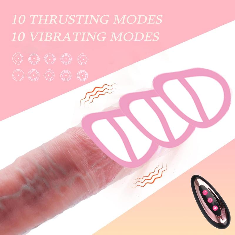 Remote Control Realistic Dildo for Women Soft Silicone Penis Anal Sex Toy Heating Thrusting Vibrating Female Vaginal Masturbator