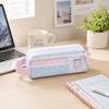 Polka Dot Design Pencil Case Large Capacity Pencil Pouch Multi Function Stationery Bag  Students