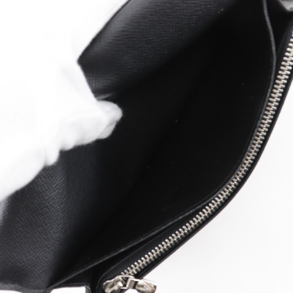 LOUIS VUITTON Brazza portefeuille Purse N62665 black Damier Grafitto Canvas mens Used