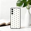 DOT P-Polka Pattern Phone Case For Samsung Galaxy A73,A72,A71,A70,A53,A52,A51,Soft Silicone Black Cover