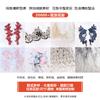 White Black Red Flower Wedding Dress Embroidery Applique Patch Clothing Accessories Handmade Diy Bridal Headgear Material