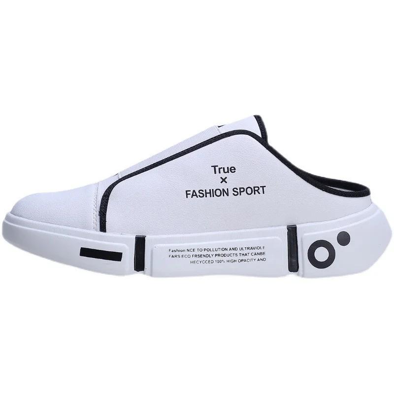 fashion Men Half Closed Toe Slippers Comfort Casual Fashion Outdoor Beach Sports Low Tops Breathable Lightweight Men Slippers