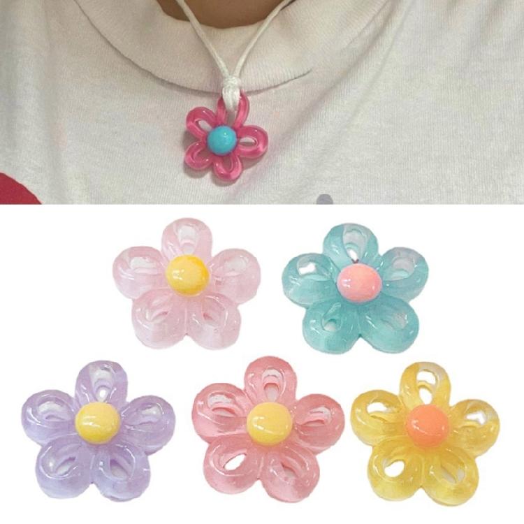 Blumen Anhänger für DIY Armband Halskette Schmuckherstellung Zubehör Zubehör