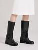 Reve By Reve Biker Long Boots Black [5.5Cm]