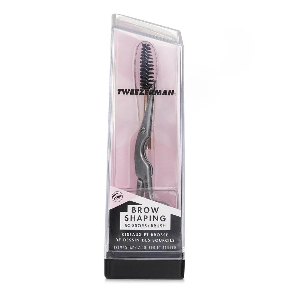 Stainless Steel Brow Shaping Scissors & Brush (Studio Collection) 2 pcs