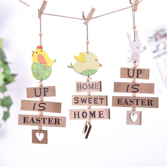 

Подвесной шарм, полезный, без запаха, легкий пасхальный знак, автомобильный домашний фестиваль, украшение для праздничной вечеринки для общежития