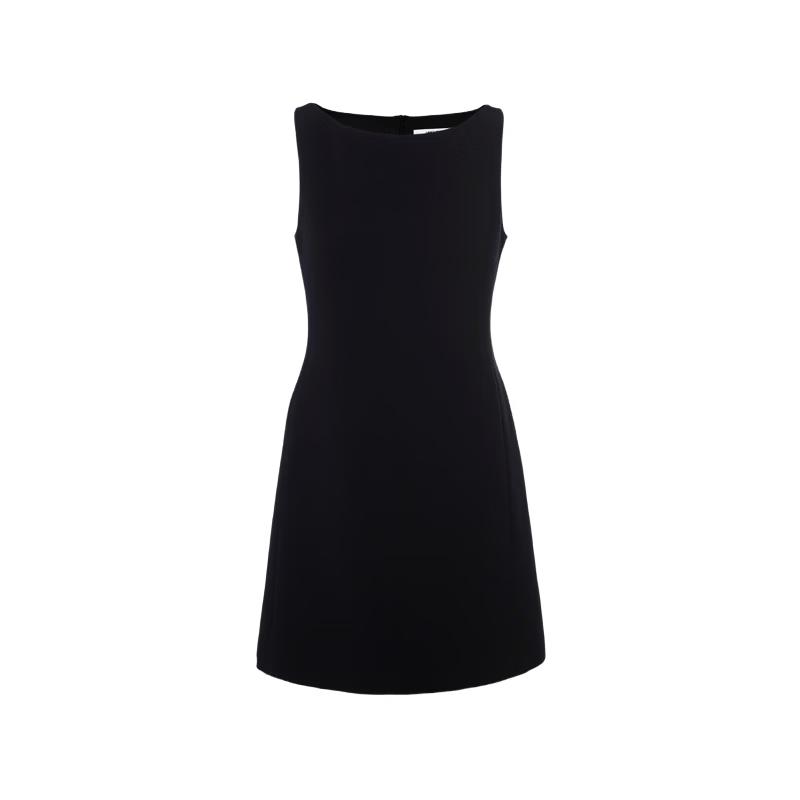 Elegant Acetate Sleeveless Short Dress XL