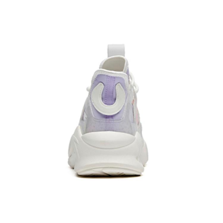 Anta Textile, Synthetic Leather Cushioning Low Top Chunky Sneakers Women's Oxygen Blue 122028085-8