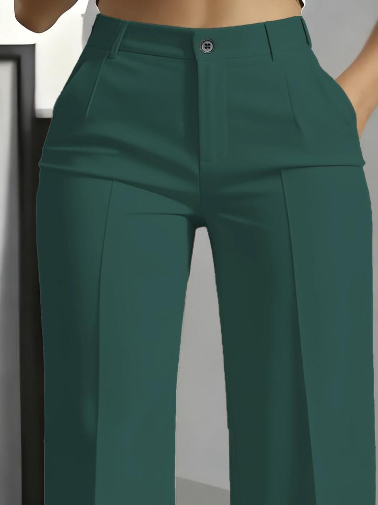 Pantaloni Eleganti da Donna 2025 a Vita Alta, Modellanti, Gamba Dritta
