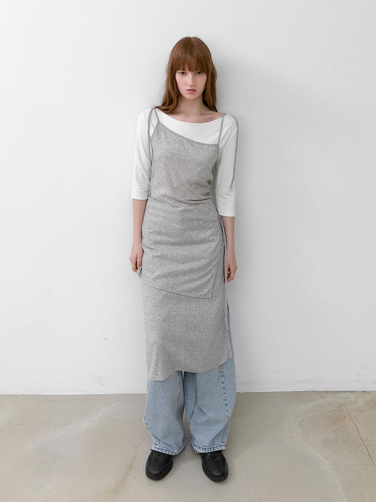 Atelier Nine An Wrap Skirt Layered Dress (Op-6315)