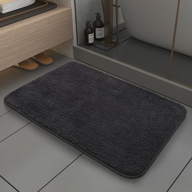 Bathroom Floor Mat for Home Use, Quick-Drying Absorbent Mat for Toilet Entrance, Non-Slip Foot Mat, Bathroom Carpet, Door Mat