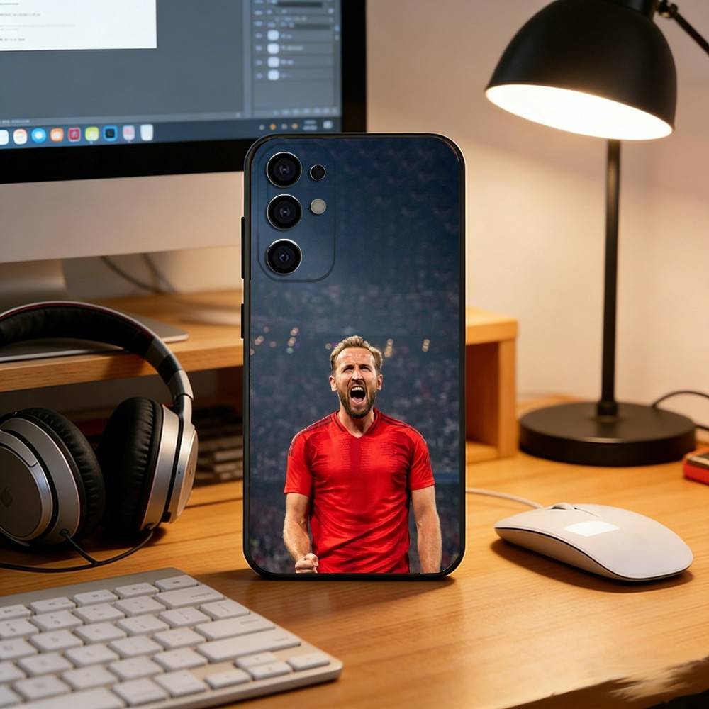 H-Harry K-Kane Phone Case For Samsung S25,S24,S21,S22,S23,S30,Ultra,S20,Plus,Fe,Lite,Note,10,Black Cover
