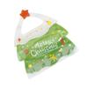 25Pcs/Pack Christmas Gift Bags Set with Santa Elk Snowflake Pattern Thickened Non-Woven Waterproof Tote Bags for Kids Holiday Party