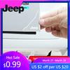Pro Jeep 4 ks Silikonová nálepka tlumiče dveří auta Proti kolizi Poškrábání Pro Jeep Wrangler Renegade Compass Grand Cherokee Patri
