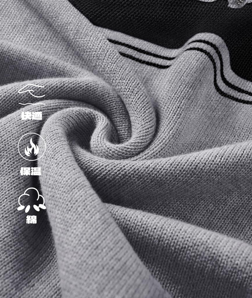 Golf Knit Cold Thick Large Stand Half Light L [TACVASEN] Herrenbekleidung, Herbst/Winter Pullover, Schutz, Unterwäsche, Größe, Stilvoll, Kragen, Reißverschluss, Weich,