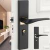 Home Universal Door Locks Bathroom Bedroom Lock Aluminum Alloy Door Handles Replacement Door Lock Durable Safety
