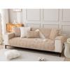Cream Style Rabbit Plush Sofa Cushion Autumn and Winter New Thickened Cushion Winter Antislip High-End Sofa Cover Cloth