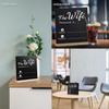 Premium Thick Wooden WiFi Password Sign With Pen - Freestanding Chalkboard Style Board for Home Office Restaurant Cafe, Table Centerpiece Decor with 