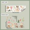 Cartoon Little Rabbit Tree Stump Forest Bedroom Living Room Home Wall Background Decorative Wall Stickers