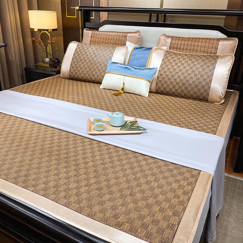 YEKEROLAN Summer Rattan Sleeping Mat Set