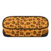 Pencil Bag Roomy Interior Zipper Closure 300D Polyester with Main Compartment Mesh Pocket and Pen Slots for Middle School Students
