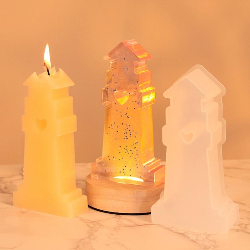 Architecture Candle Molds Building Silicone Moulds Casting Molds Handmade Resin Molds DIY Soap Molds for Candle Making